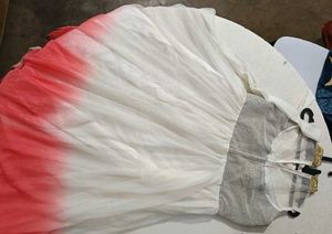 Clearnce Sale White Long Gown Party / Festive Wea