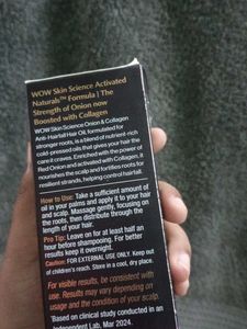 WOW Skin Science Onion Hair Oil