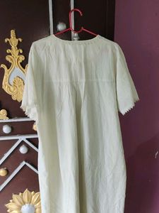 Beautiful white design night suit 😍😍☑️