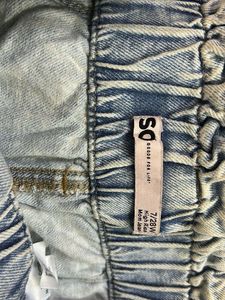 Distressed Acid Wash Jeans