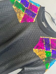 Embellish Party Sweattop