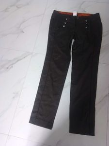 Brown Straight Leg Pants