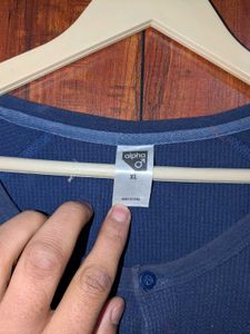 Blue Full-Sleeve T-Shirt - Casual &amp; Cool