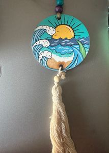 Yoga-Themed Painted Decorations