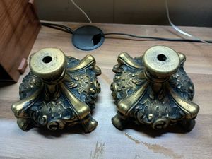Regency Claw Foot Lamp Base Number 8059 Pair Of 2