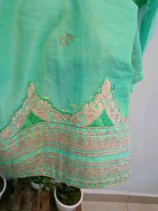 Mint Green Plazo Kameez