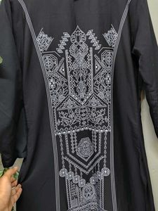 Black Kurta Top
