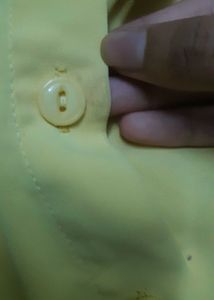 Yellow Button-Down Top