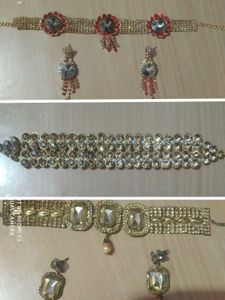 3 Choker Necklace Set