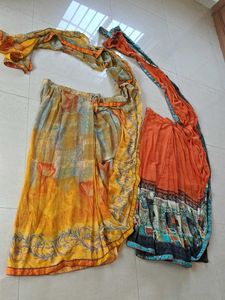 COMBO  of "Ready To Wear" Wrap On Saree