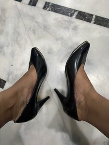 Hype Classy black Heels For Party
