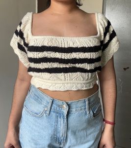 Off Shoulder Crop Top