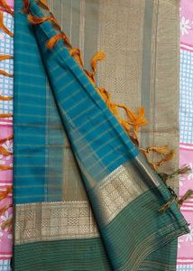 Elegant Teal Saree