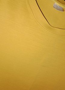 Yellow nd grey  Casual T-Shirt