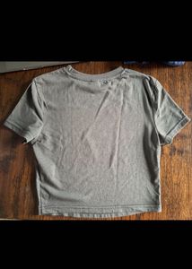 Graphic Print Crop Top