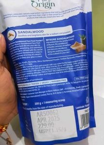 Pure Origin Mysore Sandalwood Face Pack