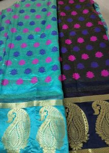 Festive Wear Dual Colour Saree