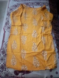 Yellow Kurti For Sale