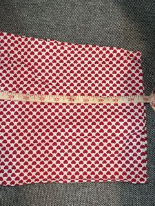 Red Heart Print Pants