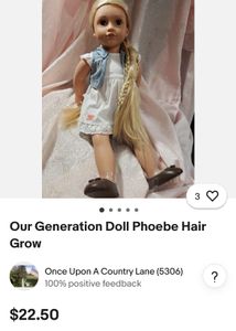 Our Generation Doll Phoebe Hair Grow