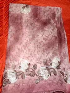Elegant Mauve Saree