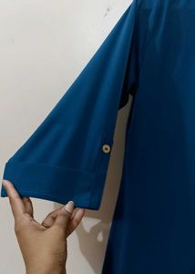 Stylish Teal Keyhole Kurta for Women