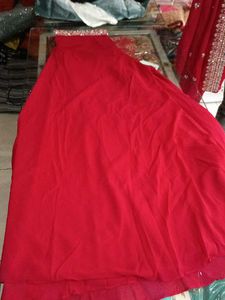 Red Embroidered Salwar Kameez