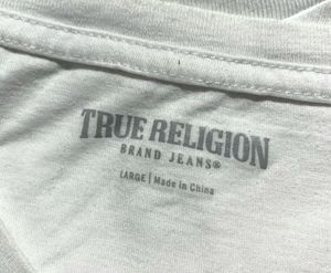 True Religion White Crewneck T-Shirt
