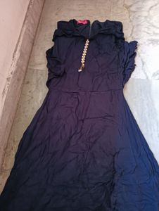 Elegant Navy Blue Dress