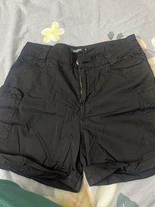 Black Cargo Shorts