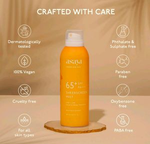 Asaya Sunscreen Spray 65+Spf Pa+++