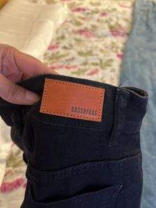 Black Straight Leg Jeans
