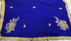 Royal Blue Saree