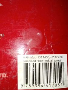 R.D. Sharma Class 10th Maths Revised CBSE 2024