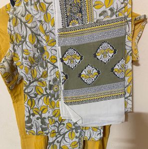 Fully Stitched Pure Cotton Kurta set