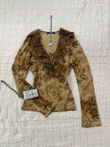 2000s fairy grunge top