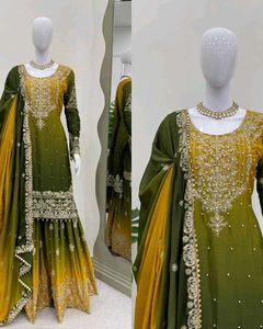 New Disign Suit Sharara Set 👌💝