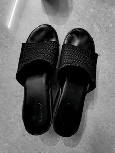 New Black Women Flats