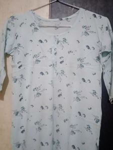 Light Sky Blue Colour Kurti