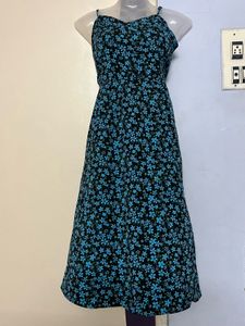 Pintrest Floral Print Midi Dress
