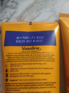 Vaseline Sunscreen