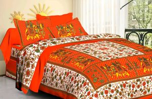 Beautiful Cotton Queen Size Bedsheet