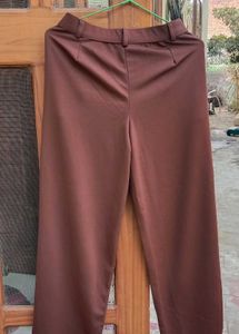 Coffee Brown Straight Leg trouser