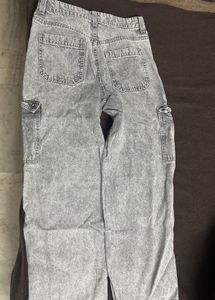 Grey Cargo Jeans