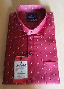 Stylish Maroon Print Shirt