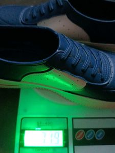 Blue &amp; White Rubber Shoes
