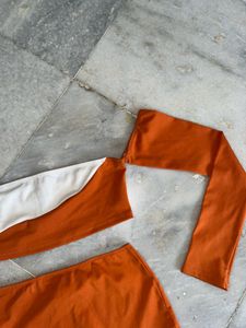 🟠Two-Tone Skirt and Top Set🟠