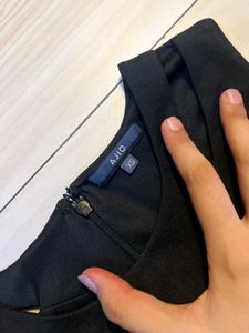 Ajio Black Mini Dress