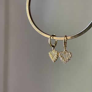 Ophelia Heart Dimaond Earrings