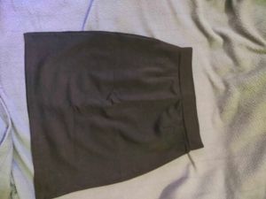Black Skirt With Silver Glitter Lining
